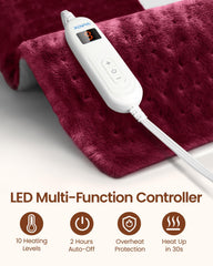 RENPHO XL controller showing heat settings