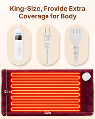 RENPHO XL heating pad for full-body comfort