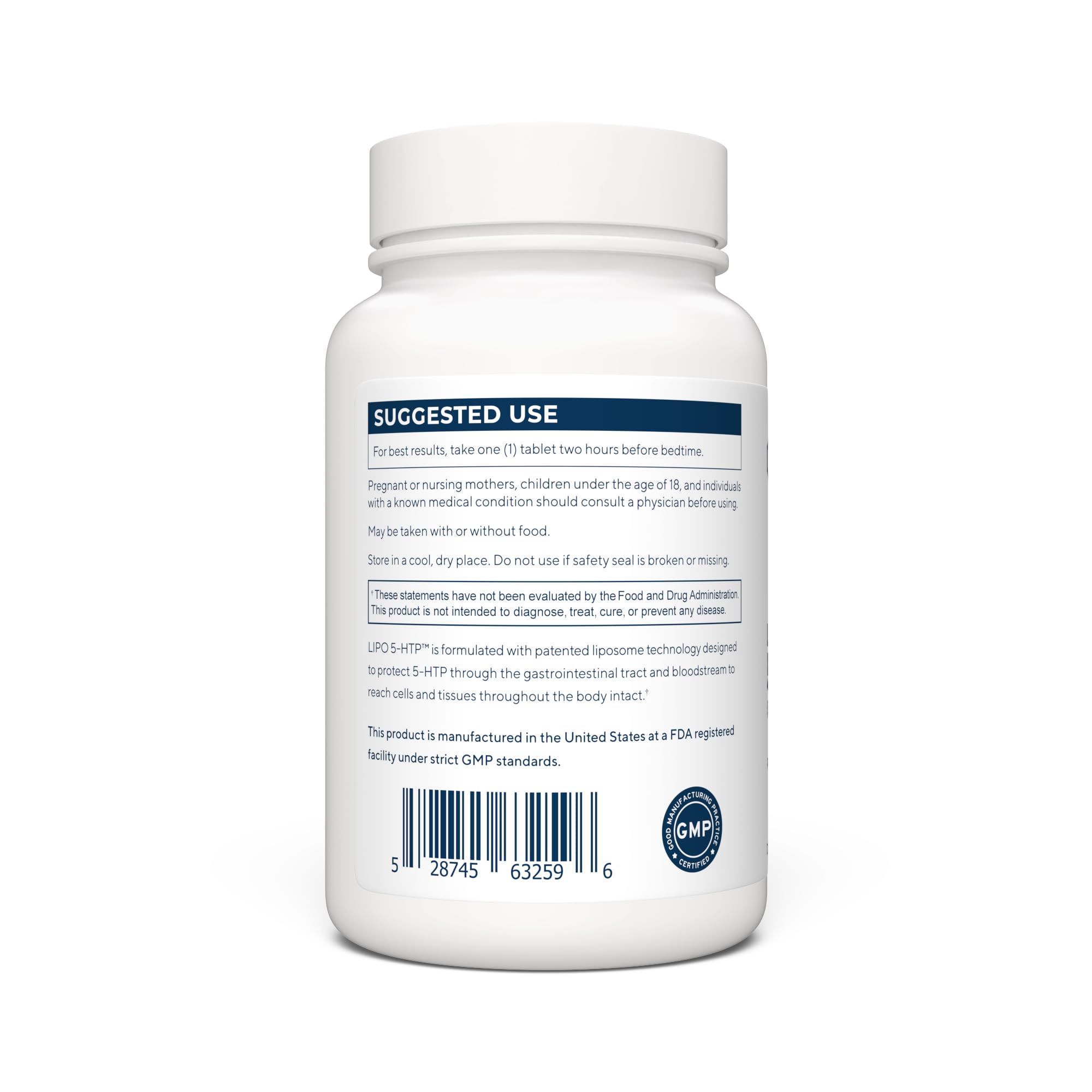 Renue By Science liposomal 5HTP delivery illustration for improved absorption.