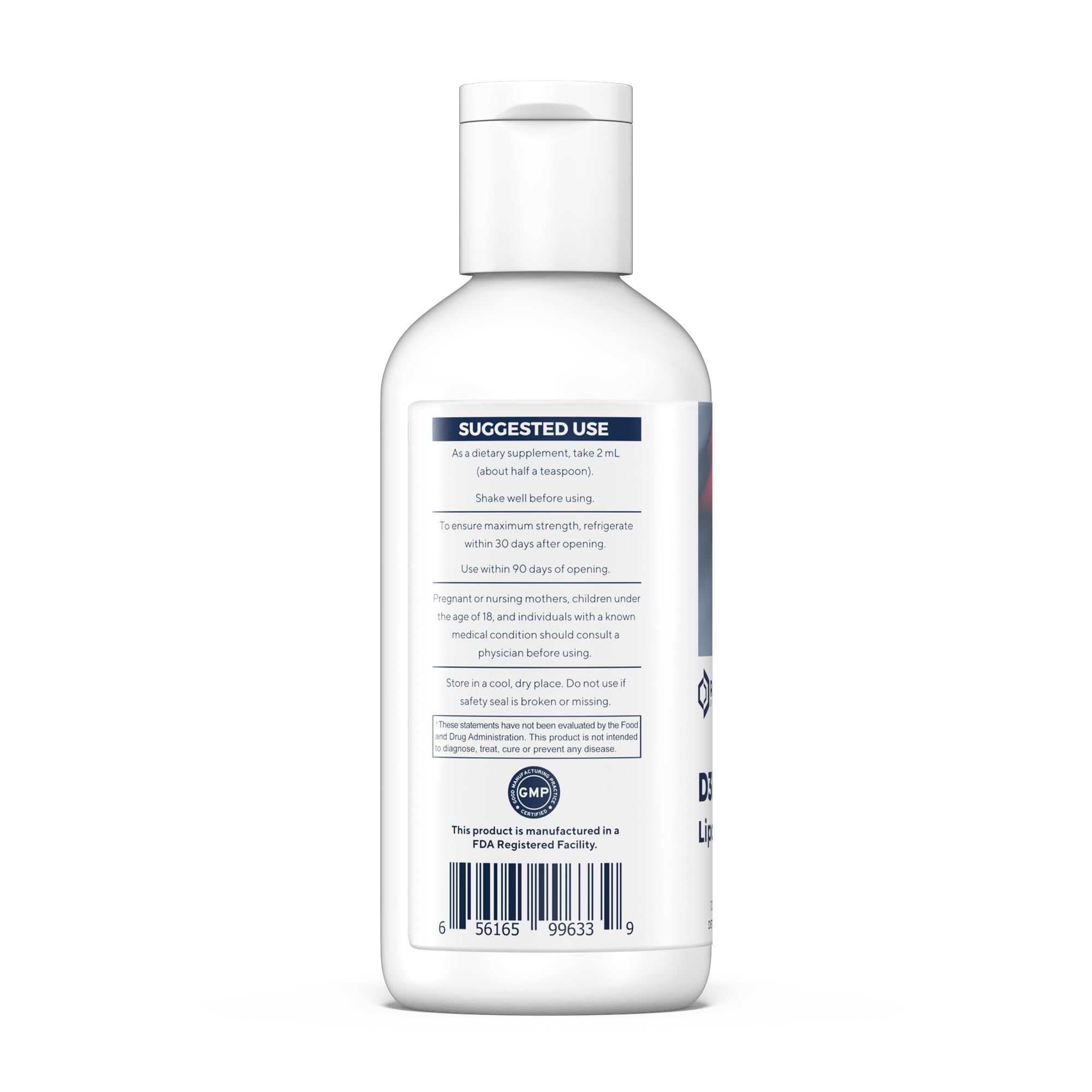 Renue By Science D3 K2 gel serving showing daily dose for convenient intake.