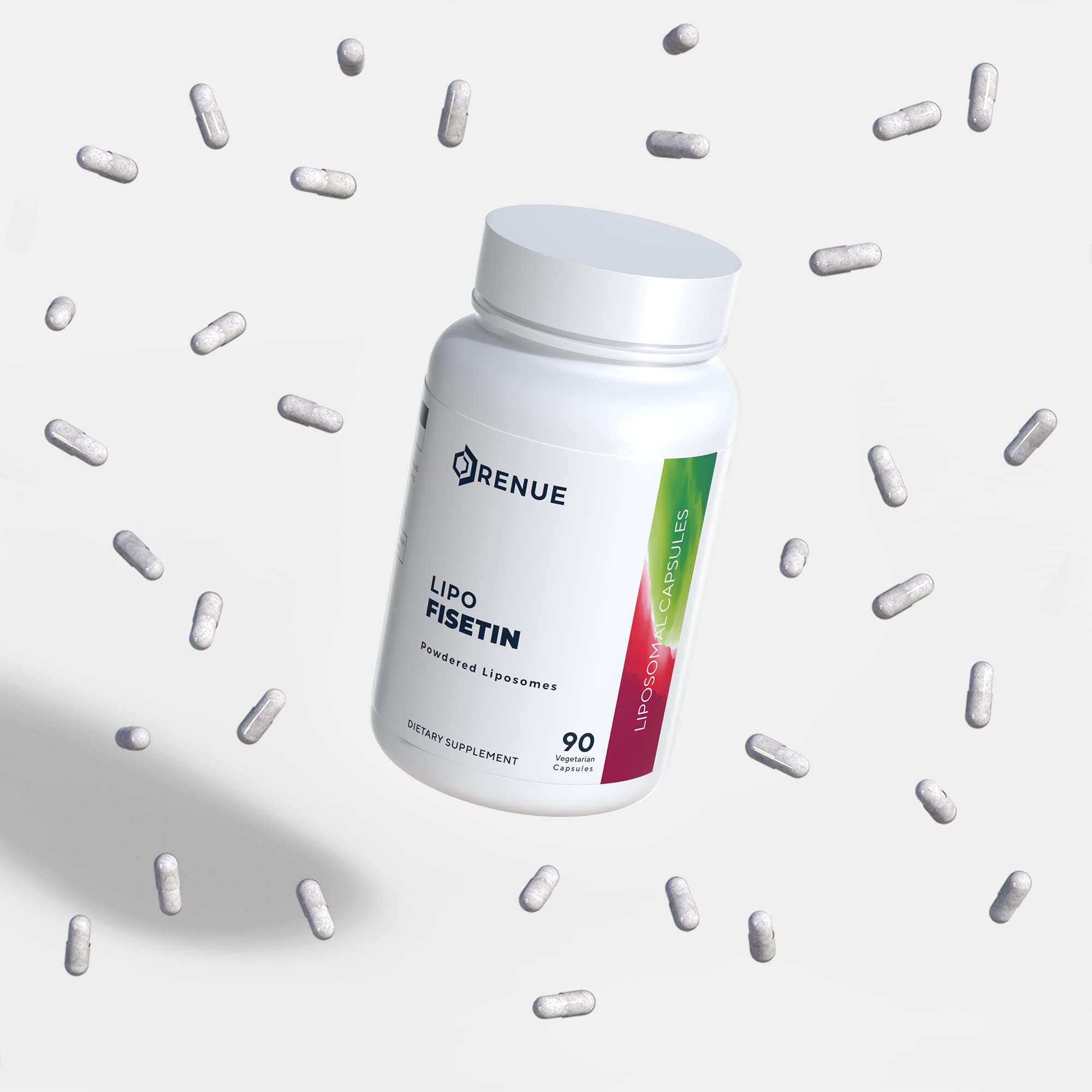 Renue By Science bottle shows 90 capsules and three-month supply.