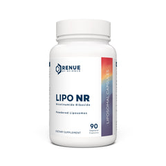 Renue By Science Nicotinamide Riboside liposomal bottle pour supports energy and cellular vitality