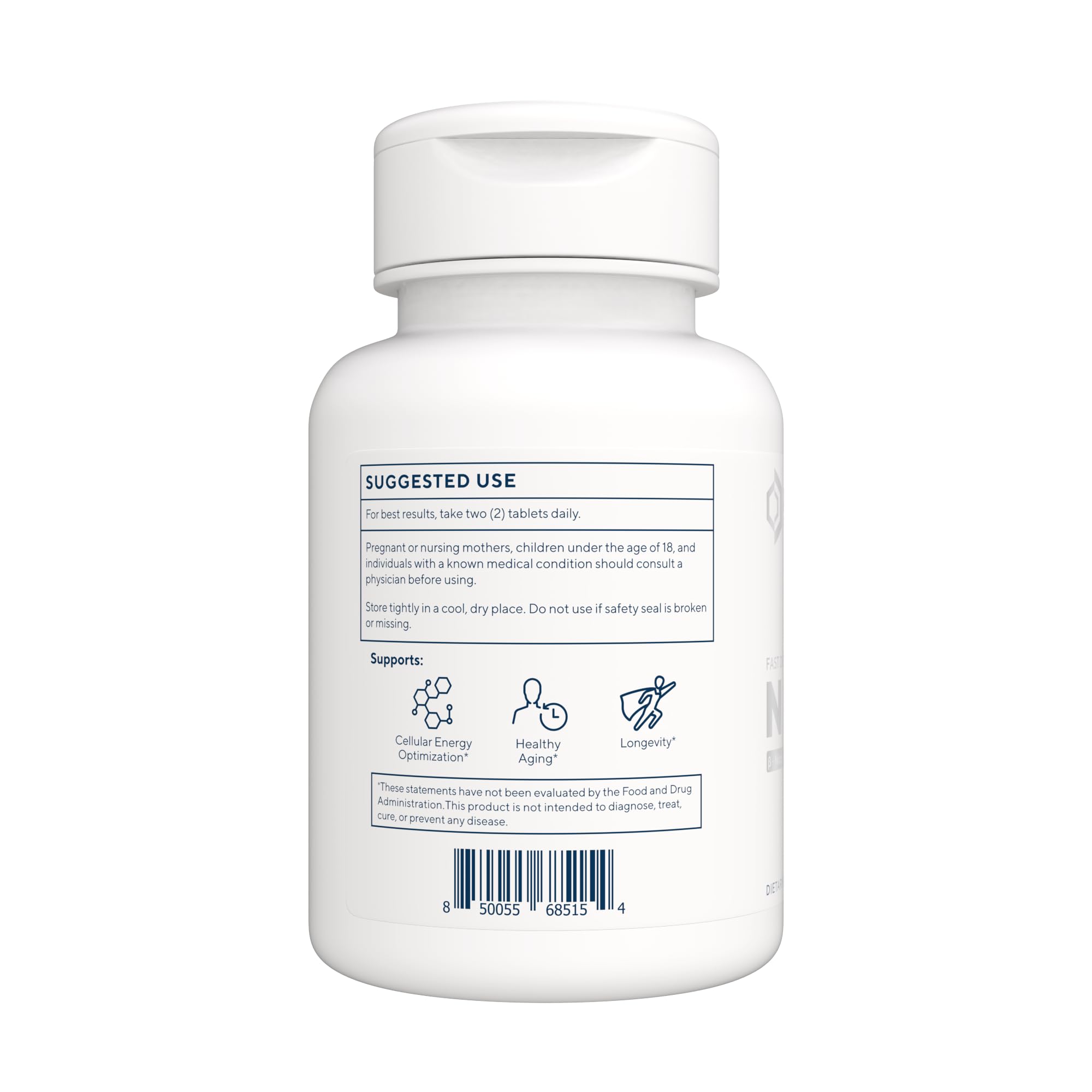 Renue By Science NMN lemon flavor chewable tablet for pleasant taste.