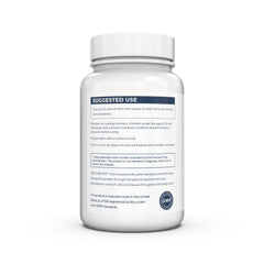 Renue By Science Restore PM ingredient visual emphasizes melatonin and GABA delivery.