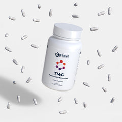 Renue By Science TMG manufacturing facility indicating US production and quality control.