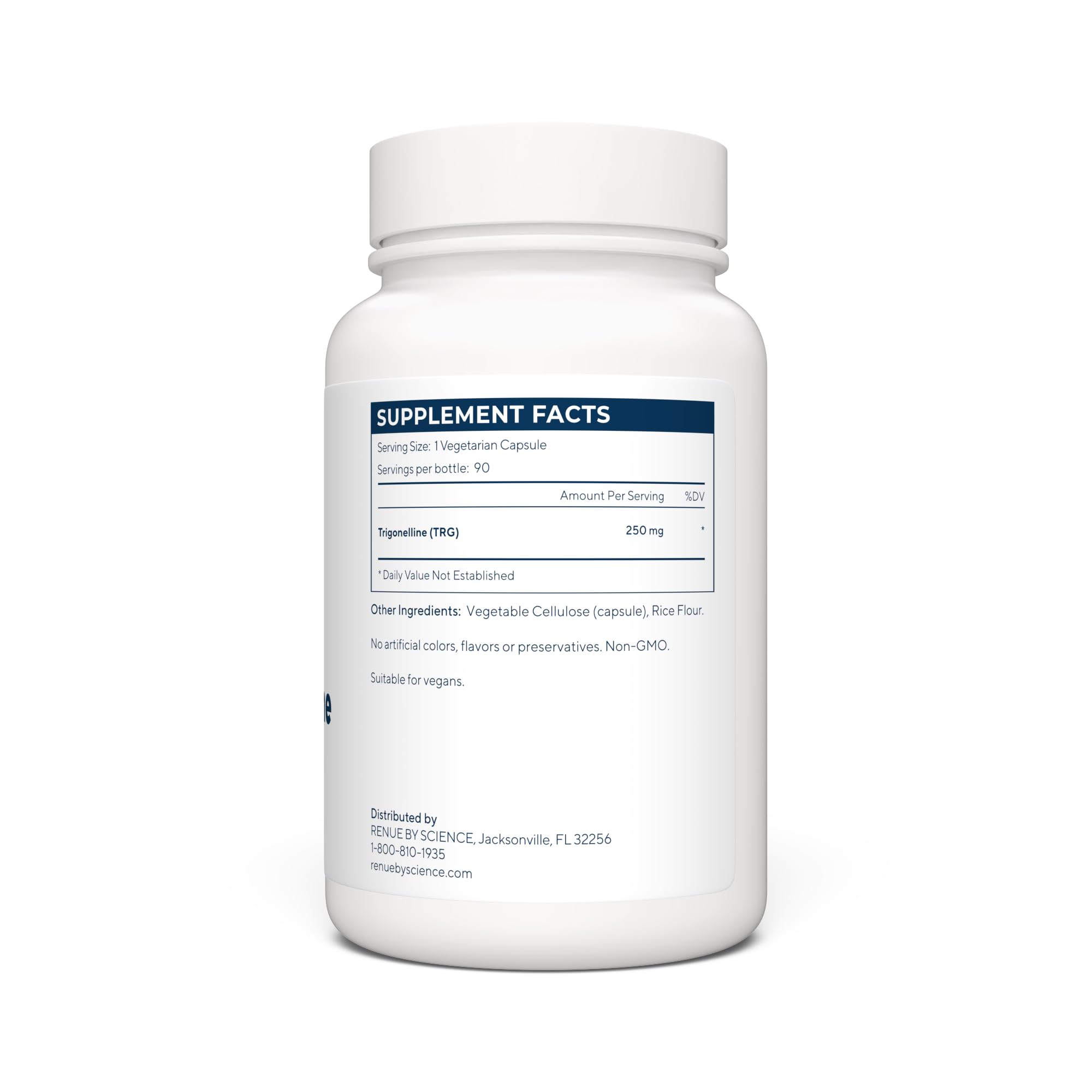 Trigonelline capsules ready for daily use in a convenient pack