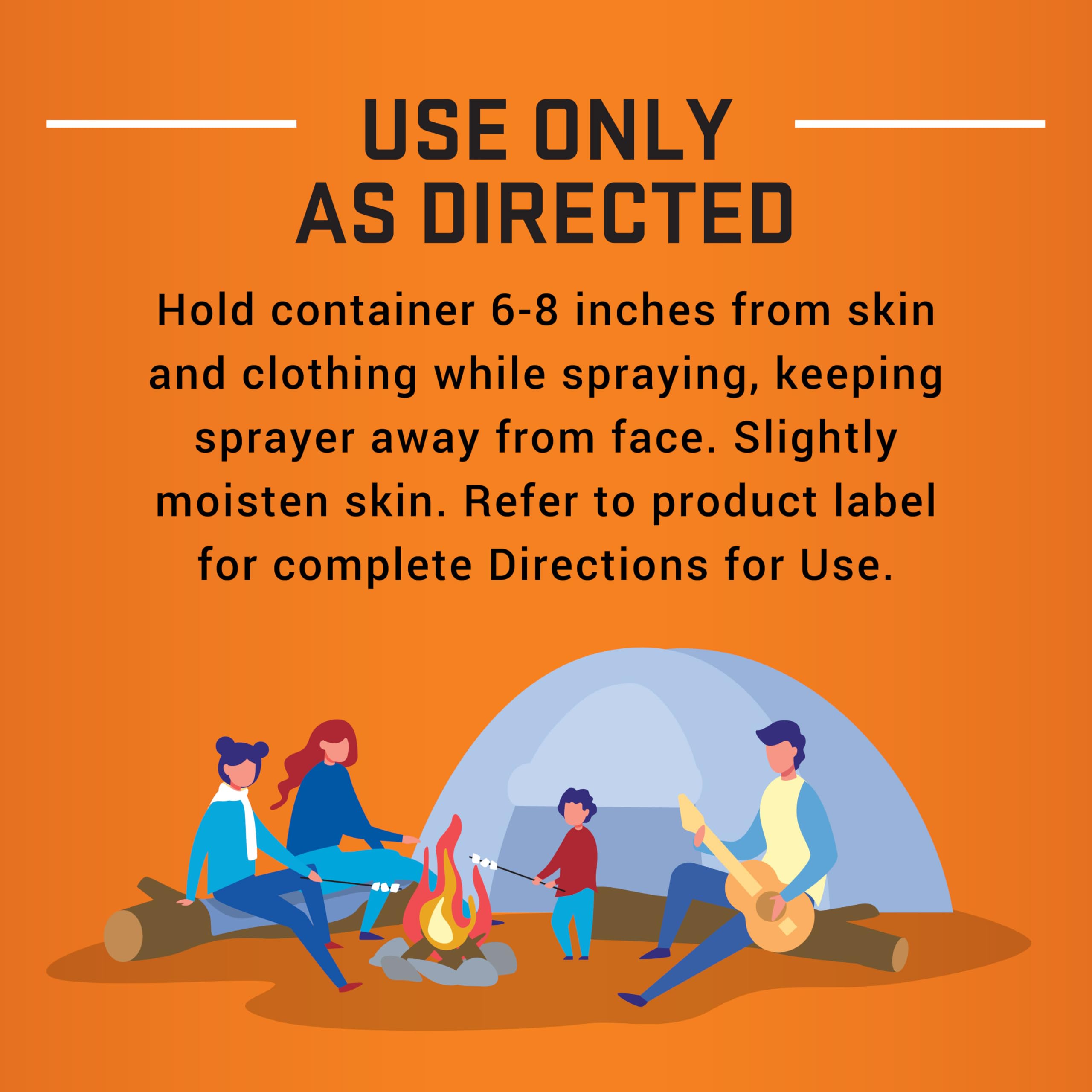 Long-lasting repellent for runners and bikers in humid conditions.