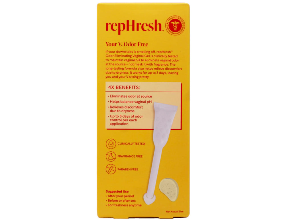 RepHresh 3-pack box opened to reveal individual tubes.