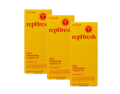 RepHresh Vaginal Gel bottle front view highlighting discreet odor control.