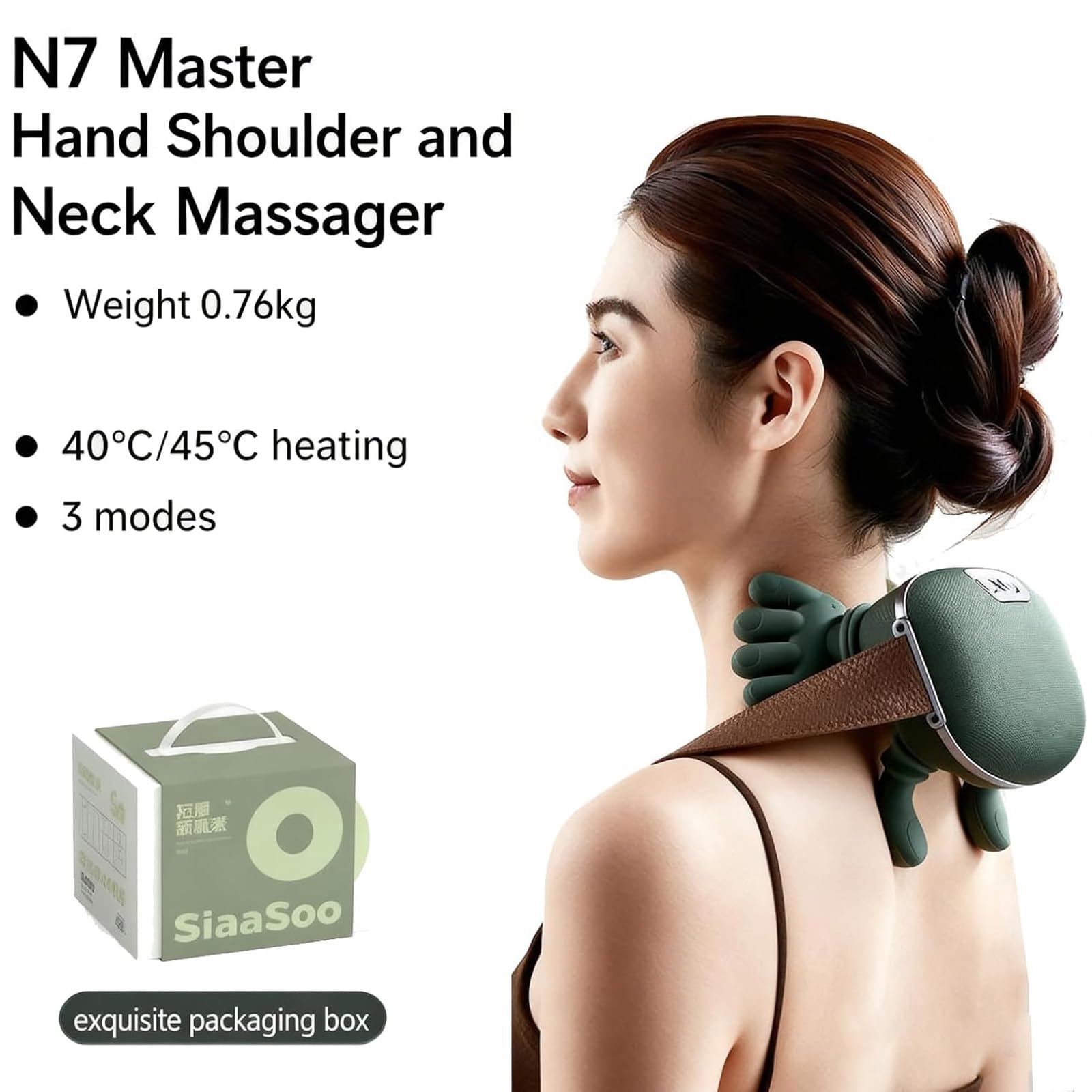Rercarre dual zone heat delivers even warmth along the neck