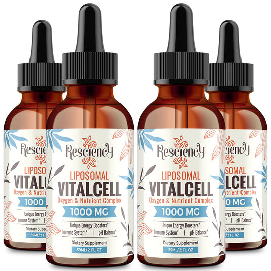 Resciency 13-in-1 liquid oxygen bottle pour for simple daily dosing