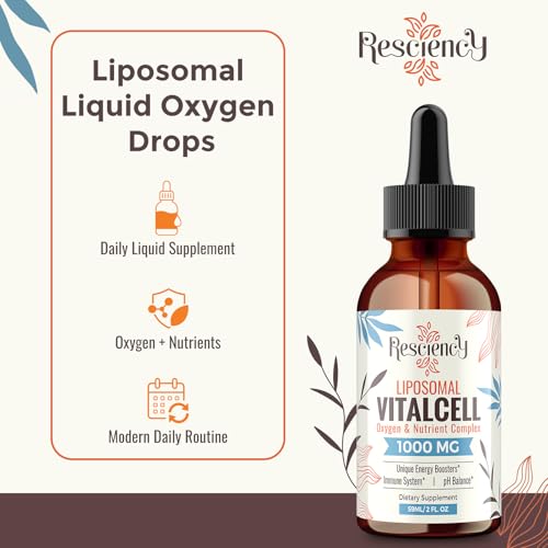 Resciency drops pour into water to create an oxygen-rich beverage.