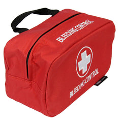 Rescue Essentials Stop the Bleed Dual Kit open module 1 with supplies ready