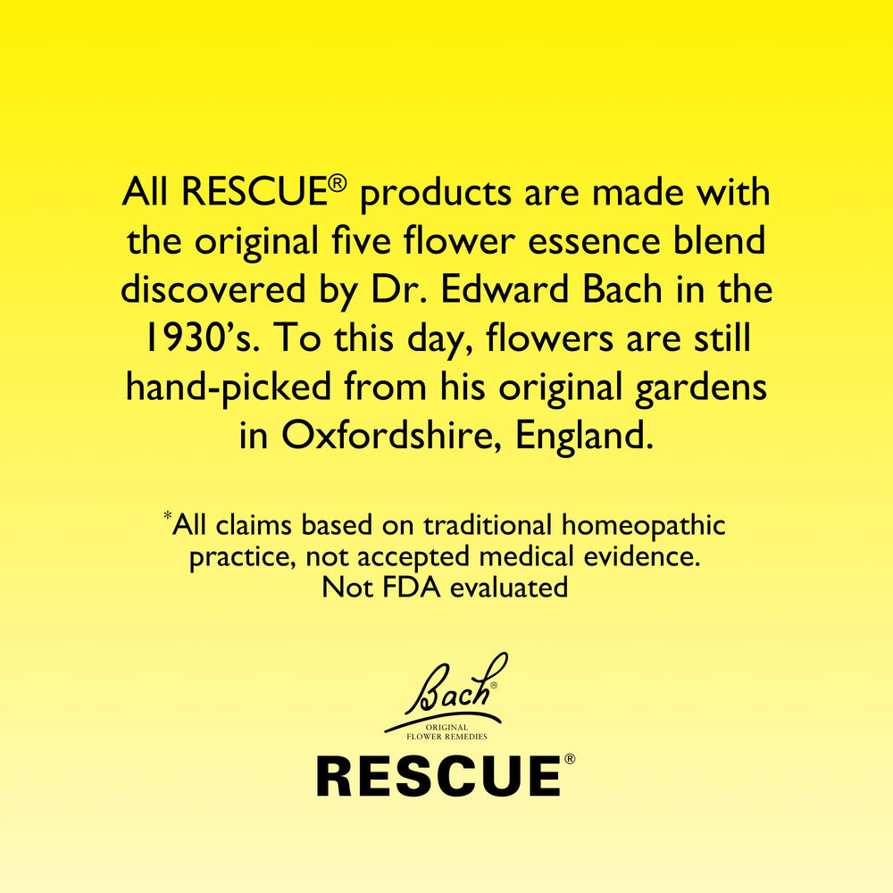 RESCUE pastilles mixed berry note about stevia sweetener