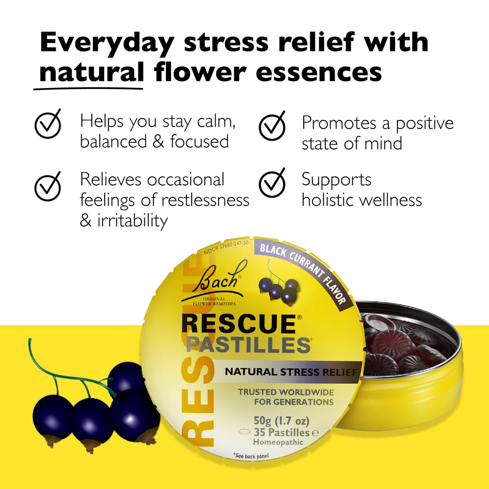 RESCUE pastilles on-the-go use for quick calming moments