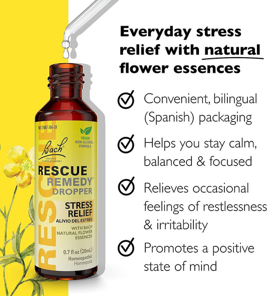 RESCUE Sleep Dropper bottle for nighttime ease and rest