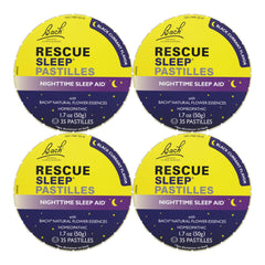 RESCUE Sleep Pastilles black currant pack encouraging bedtime calm.