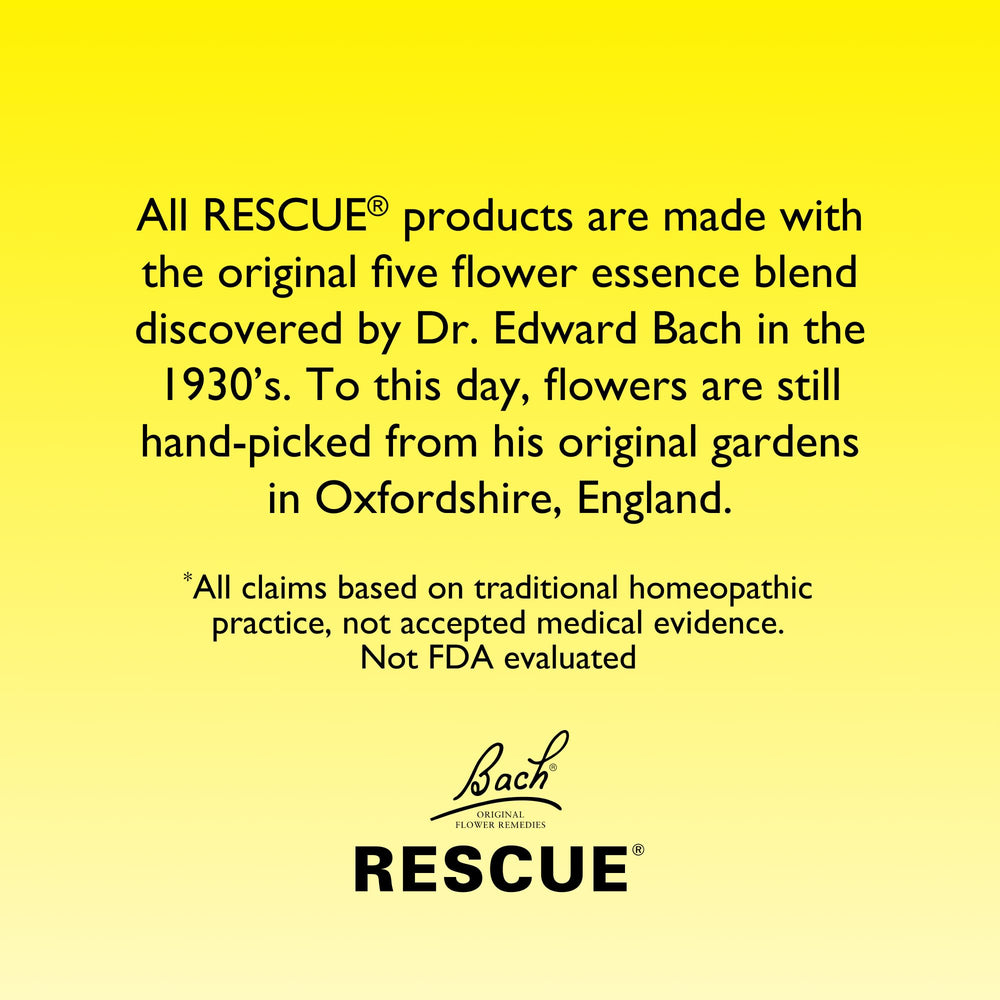 RESCUE Sleep Pastilles vegetarian, plant-based formulation for gentle use.