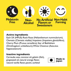 RESCUE REMEDY flower blend bottle highlighting natural balance.