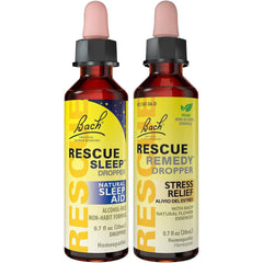 RESCUE Stress Remedy bottle on desk for quick daytime calm