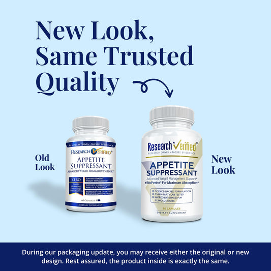 Research Verified bottle label close-up highlights capsules for daily use.