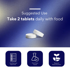 Research Verified Biotin vegan tablets in bottle for clean daily supplementation.