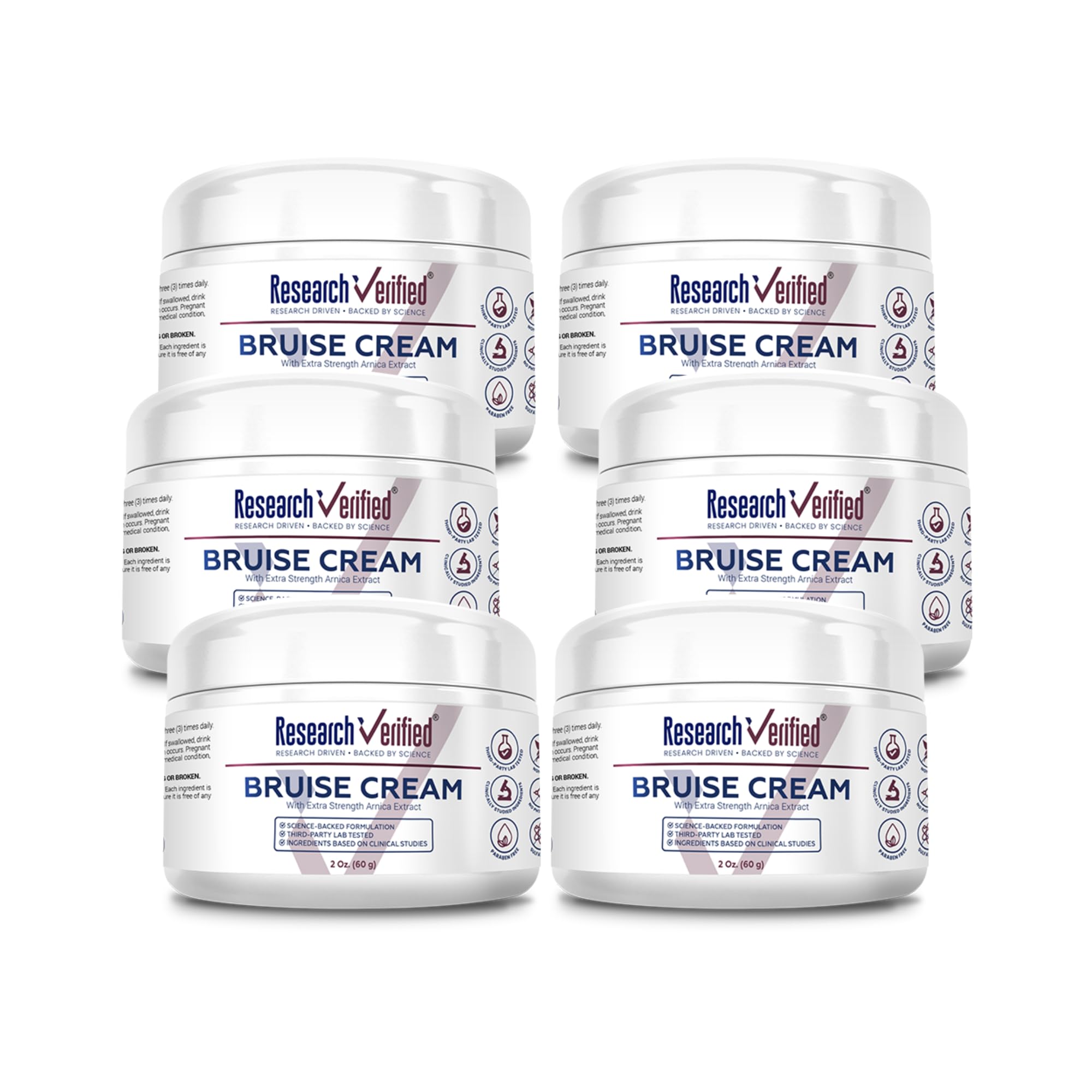 Research Verified Bruise Cream in Arnica application scene for calming relief.