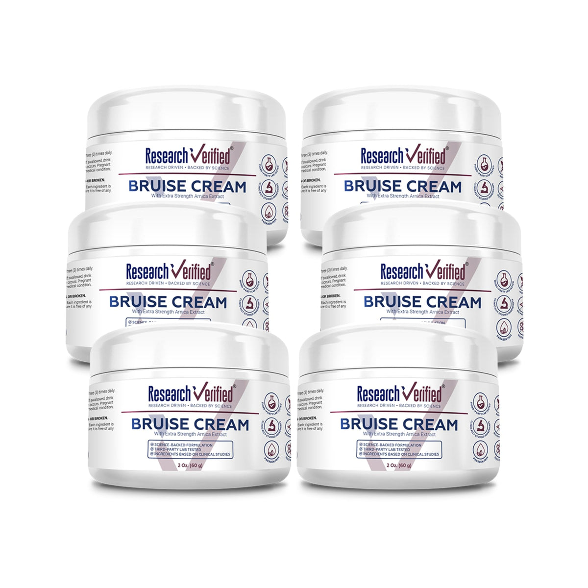 Research Verified Bruise Cream in Arnica application scene for calming relief.