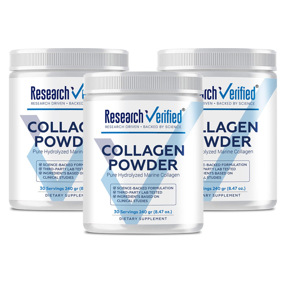 Research Verified collagen powder unflavored; clean formula for everyday use.