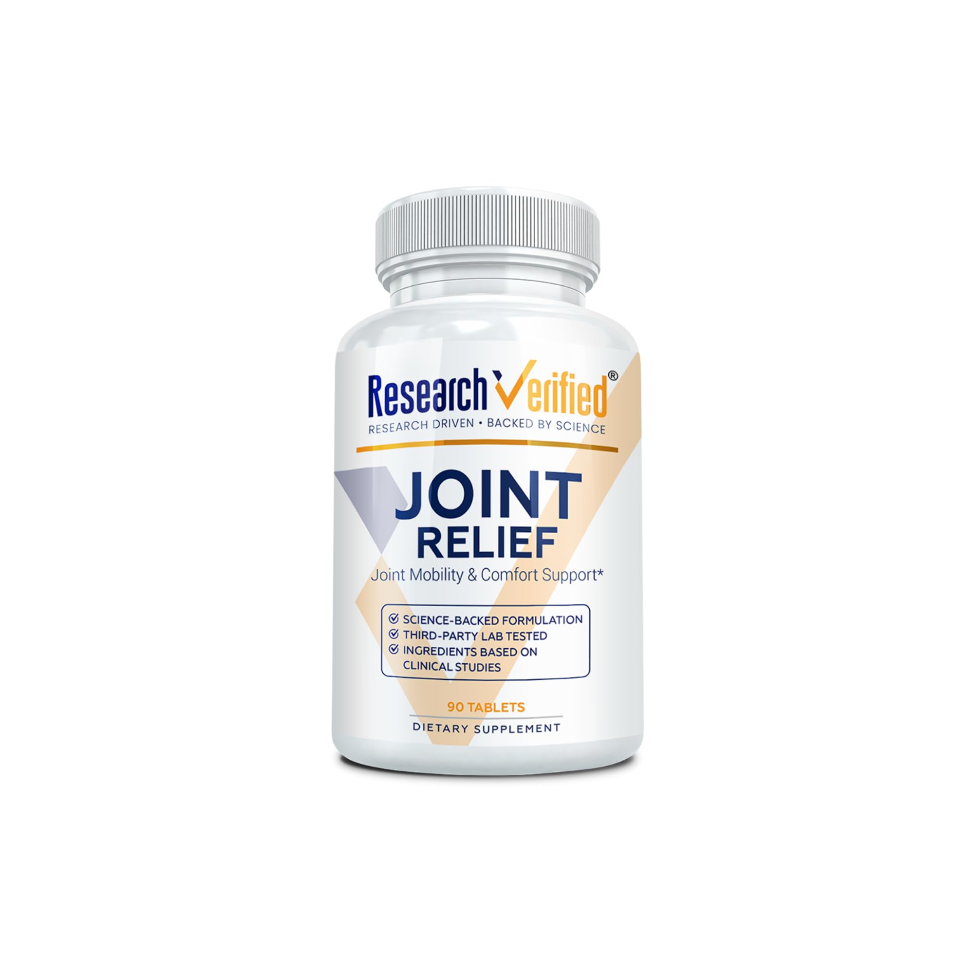 Research Verified Joint Support bottle displayed for daily joint care.