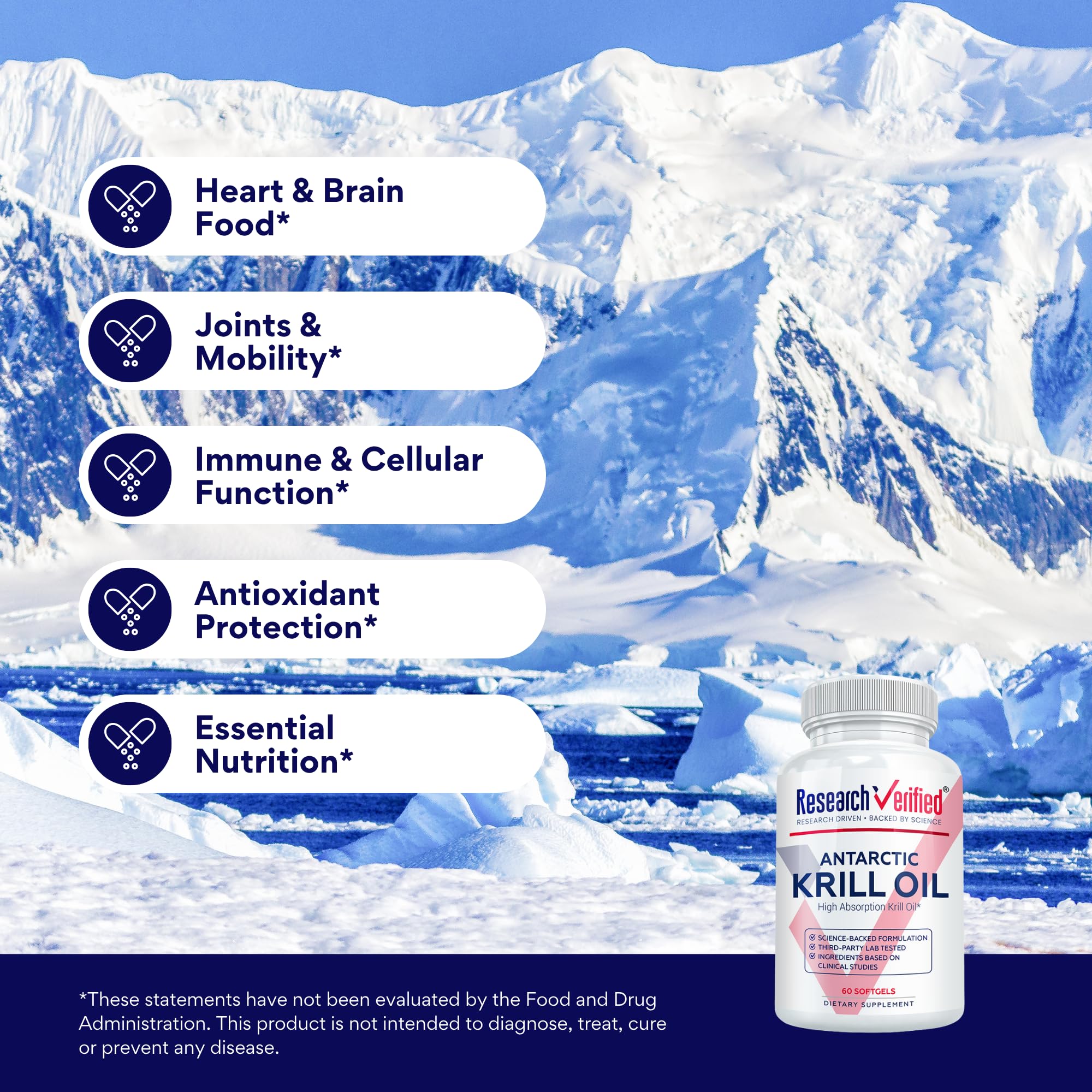 Research Verified Krill Oil pour shot demonstrates convenient, everyday use