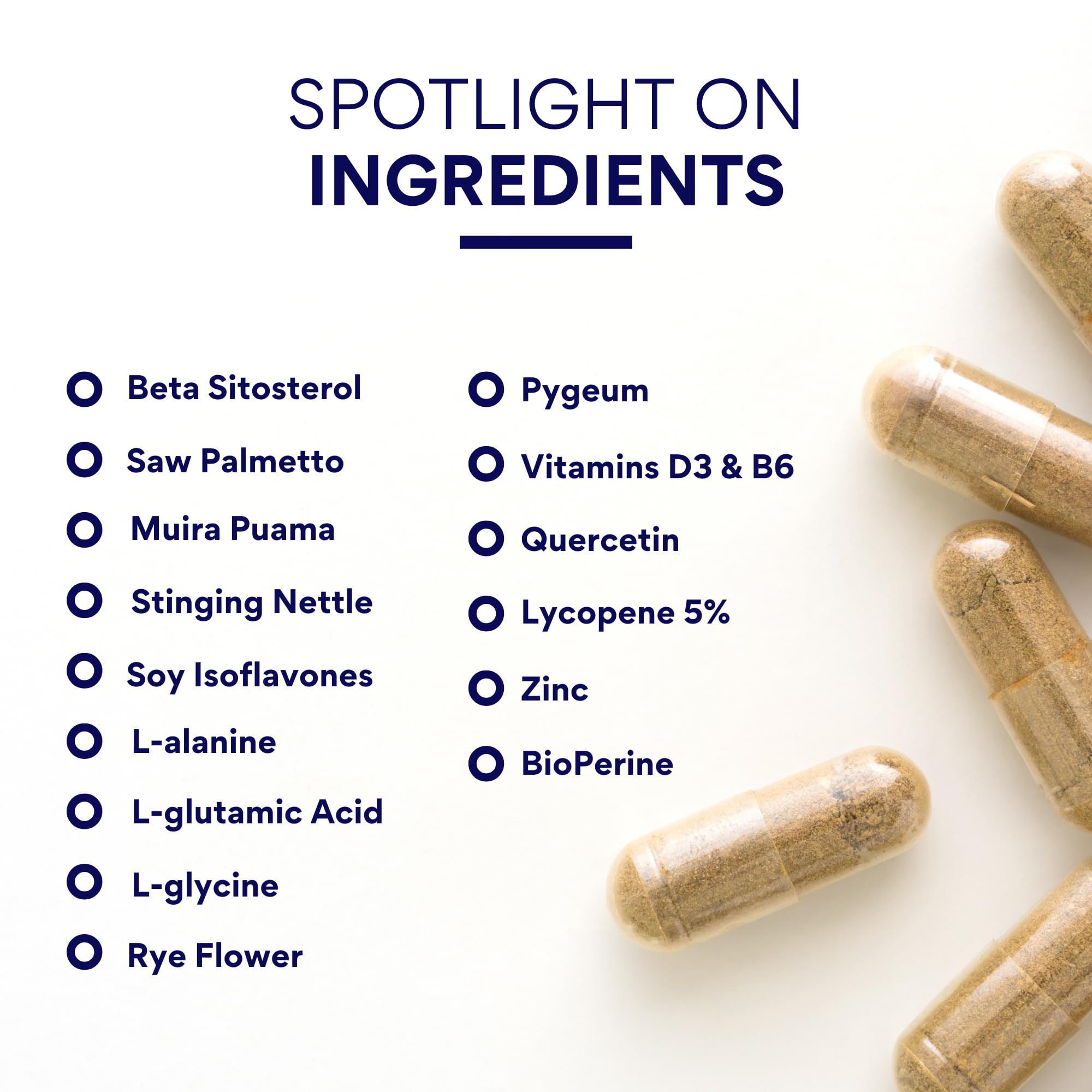 Research Verified Prosta Relief soy-isoflavones closeup highlights plant-based options.