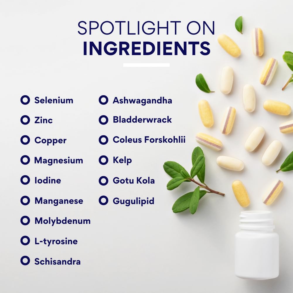 Vegan capsules of Research Verified Thyroid Aid emphasize cruelty-free formulation.