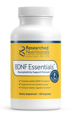 Researched Nutritionals BDNF Essentials bottle for daily focus support