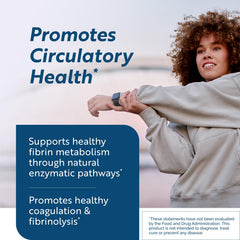 Researched Nutritionals Lumbrokinase capsules pour highlighting delayed-release design.