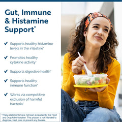 Capsules close-up of Researched Nutritionals Multi-Biome highlighting capsule texture for gut-friendly use