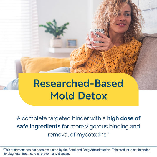 Researched Nutritionals MycoPul blister pack highlights compact detox support on the go.