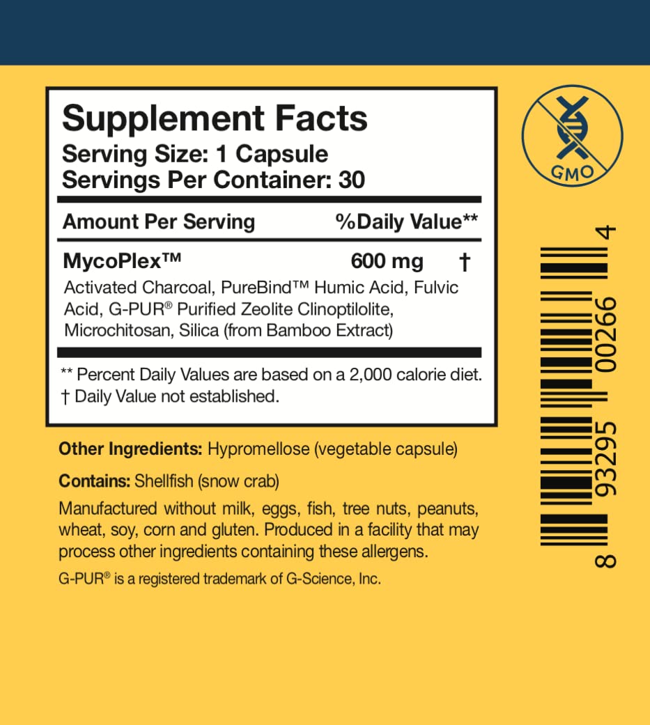 Researched Nutritionals MycoPul G-Pur zeolite demonstrates enhanced binding during GI detox.