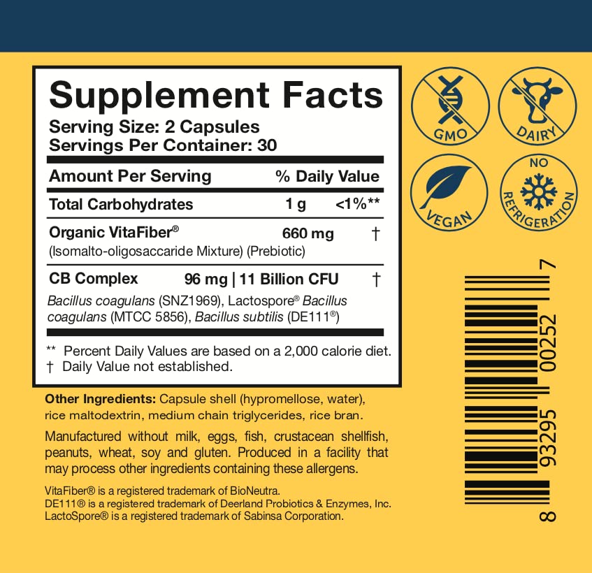 Heat-resistant core delivers probiotics to the intestines without refrigeration.