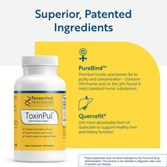 Quercefit icon suggests liver-friendly detox support