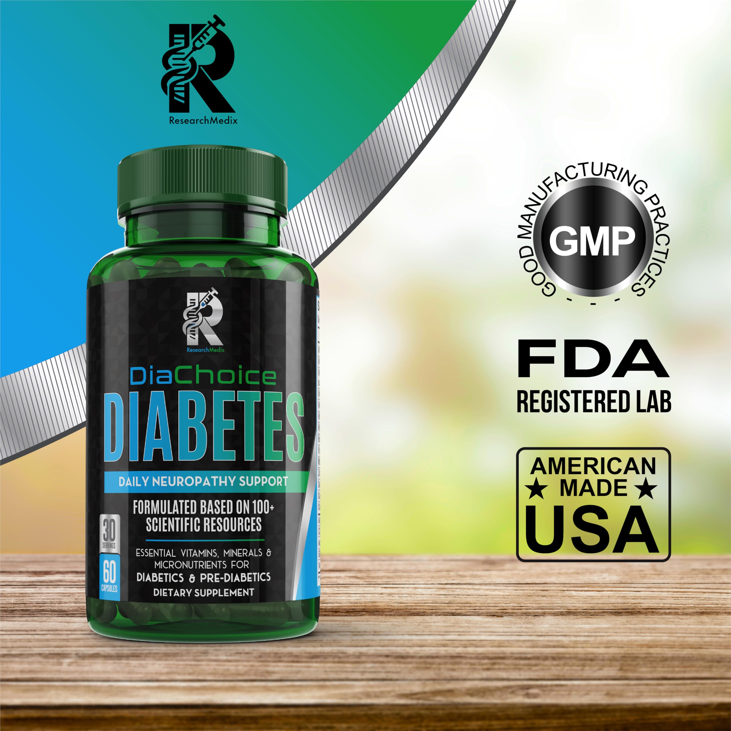 DiaChoice vitamin tablets featuring B vitamins for everyday wellness.