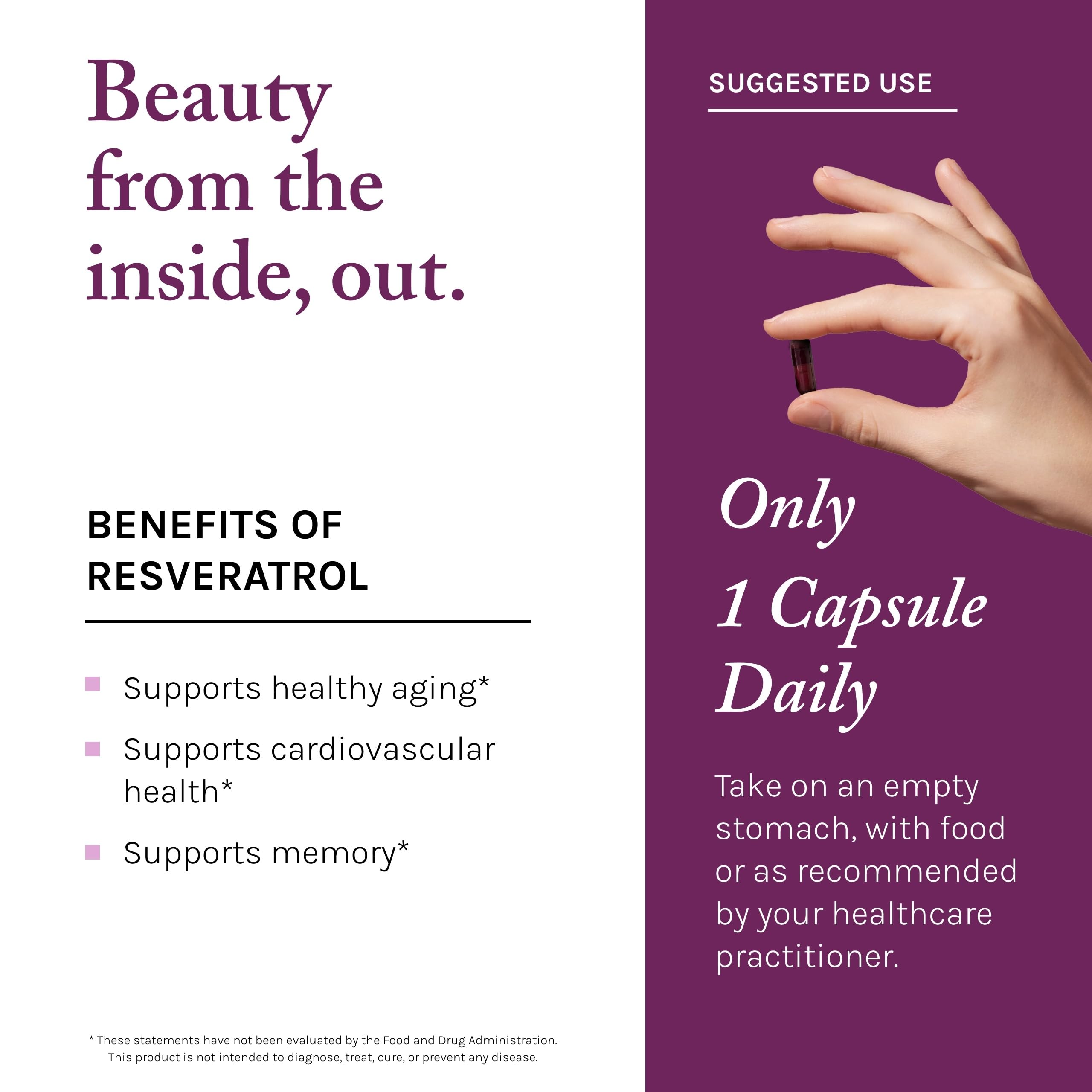Reserveage Beauty quercetin ingredient detail hints at immune system support.