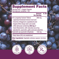 Resveratrol capsules closeup shows easy-to-swallow vegan capsules for everyday wellness.