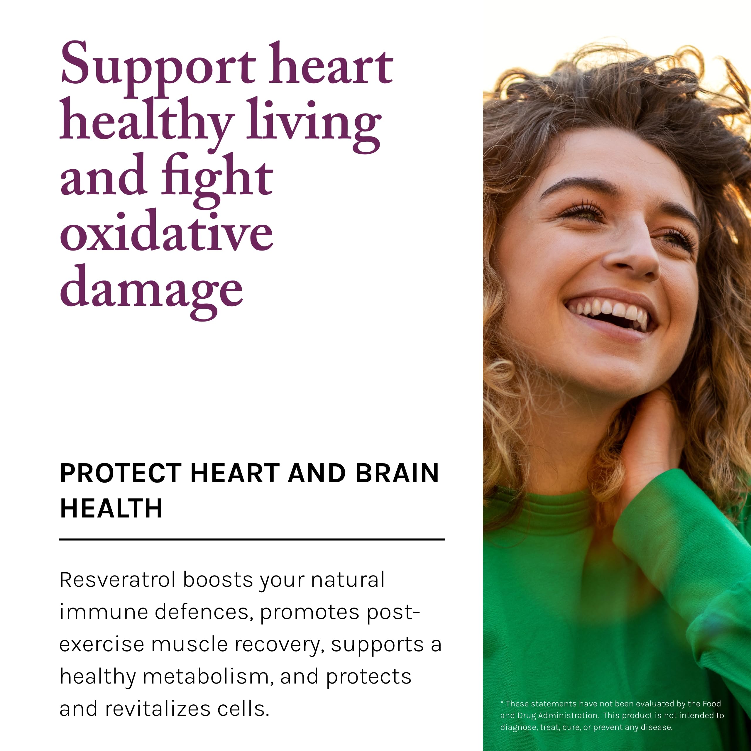 Heart health graphic implies cardiovascular vitality and healthy aging potential.
