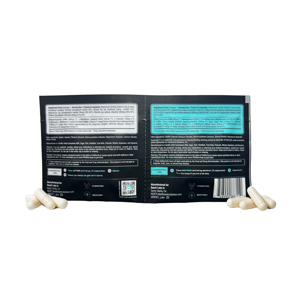 Reset Labs ginger extract close-up notes soothing refreshing aroma