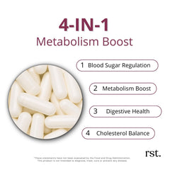 Reset Wellness Berberine+ label highlighting clinically studied ingredients