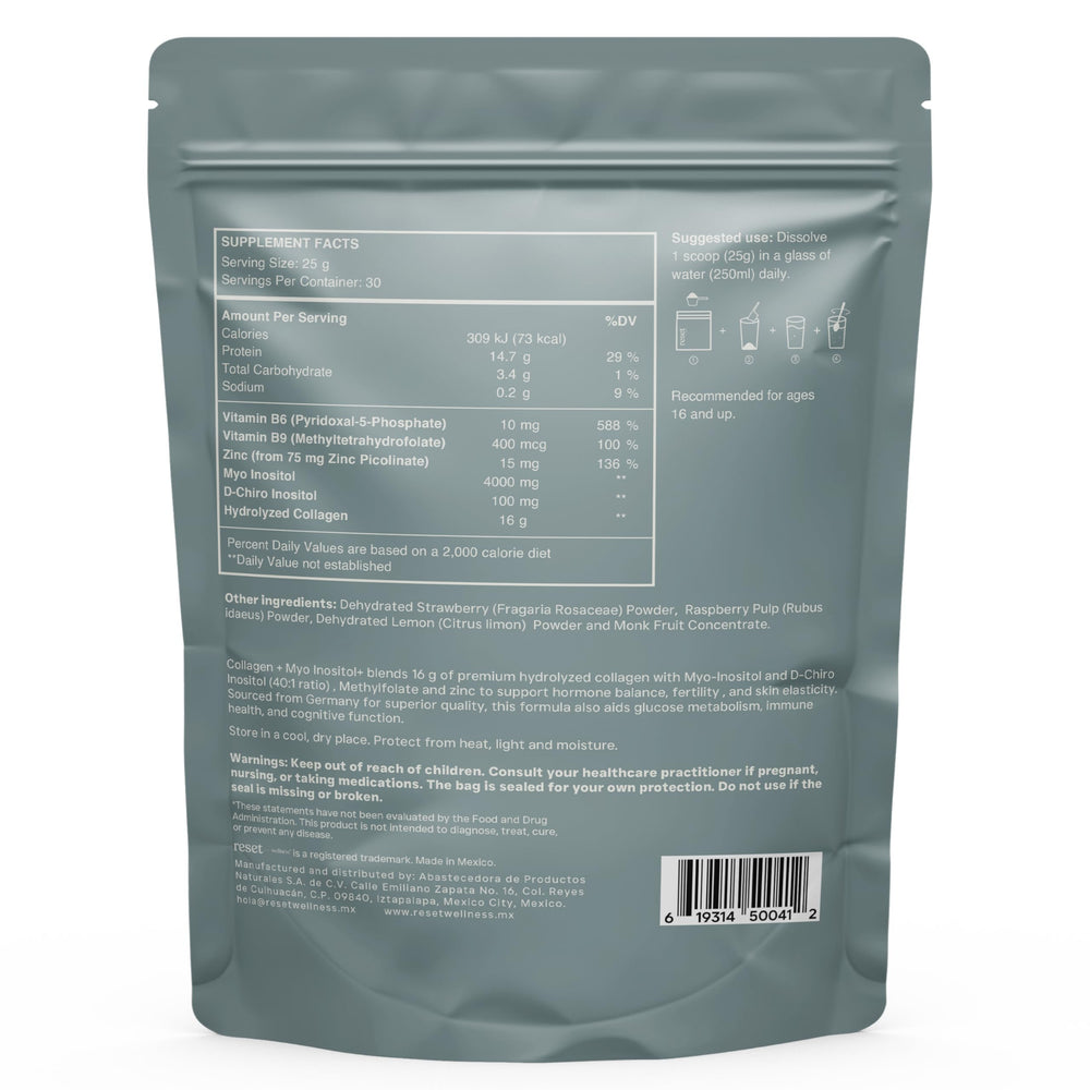 Reset Wellness GMP-certified non-GMO production ensures quality ingredients.