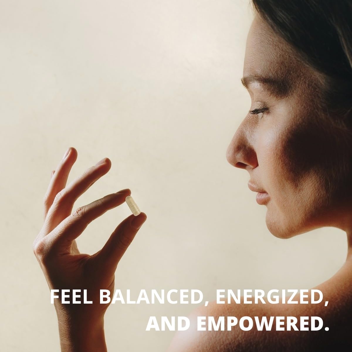 Harmony+ zinc capsules suggest immune balance and hormonal support.