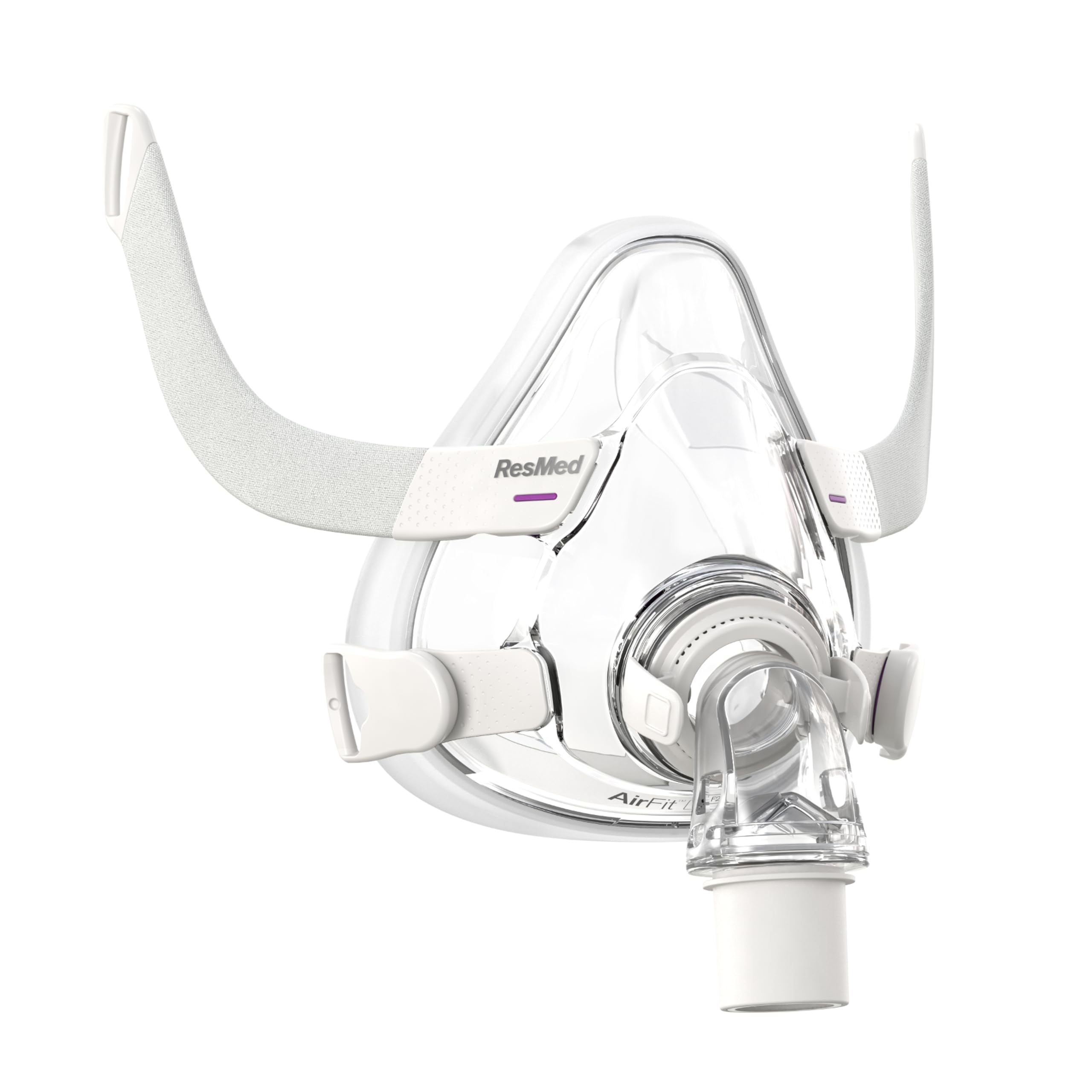 AirFit F20 for Her frame close-up showing comfortable, secure fit for women