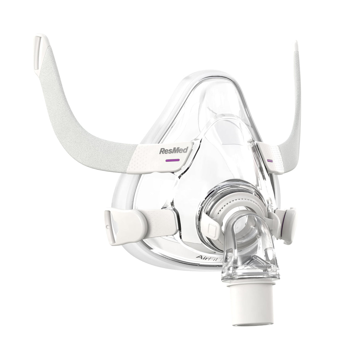 AirFit F20 for Her frame close-up showing comfortable, secure fit for women